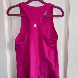 Lulu lemon Align waist length tank in pink. Size 0